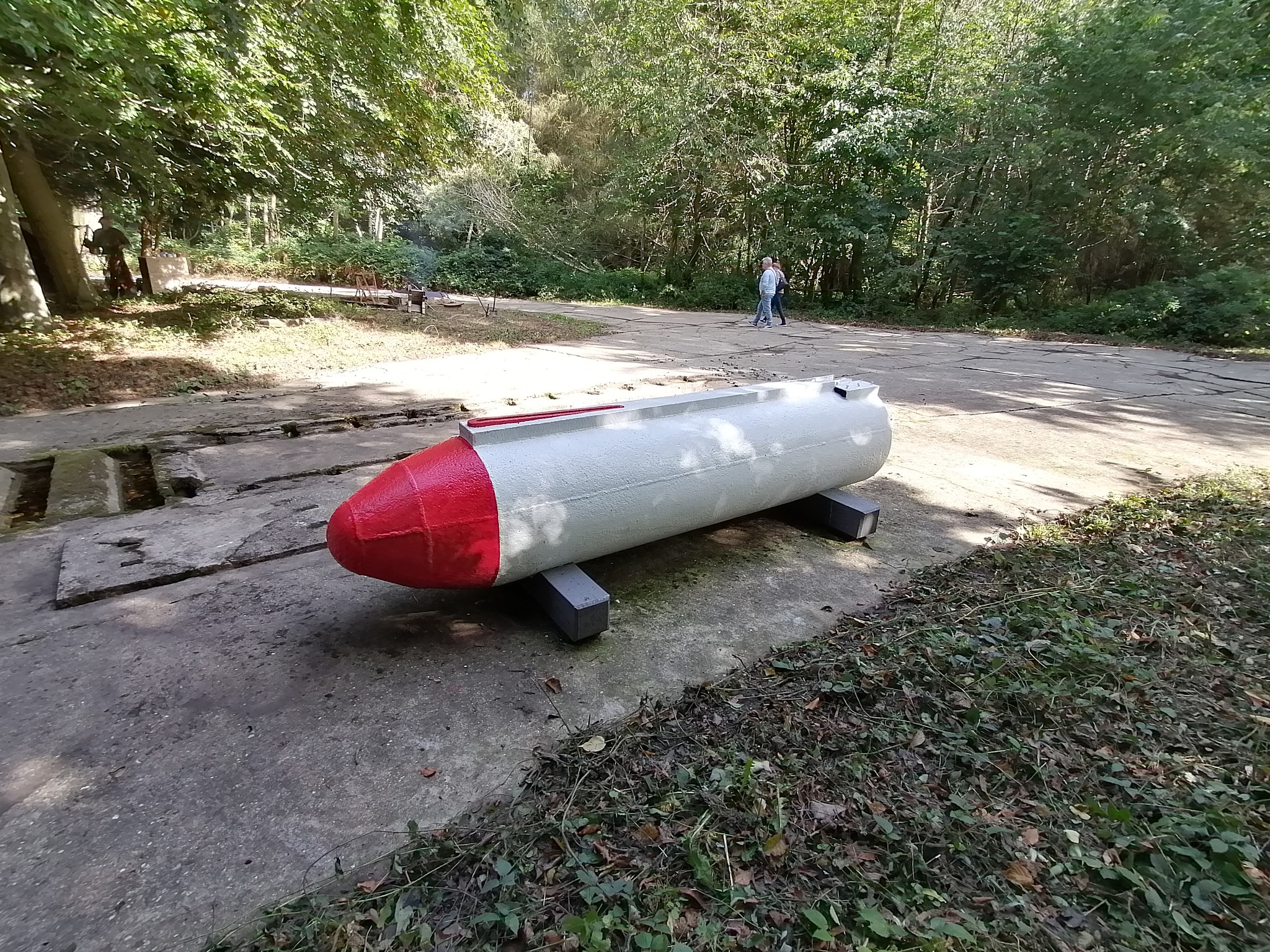 Carcasse de missile de la base V1